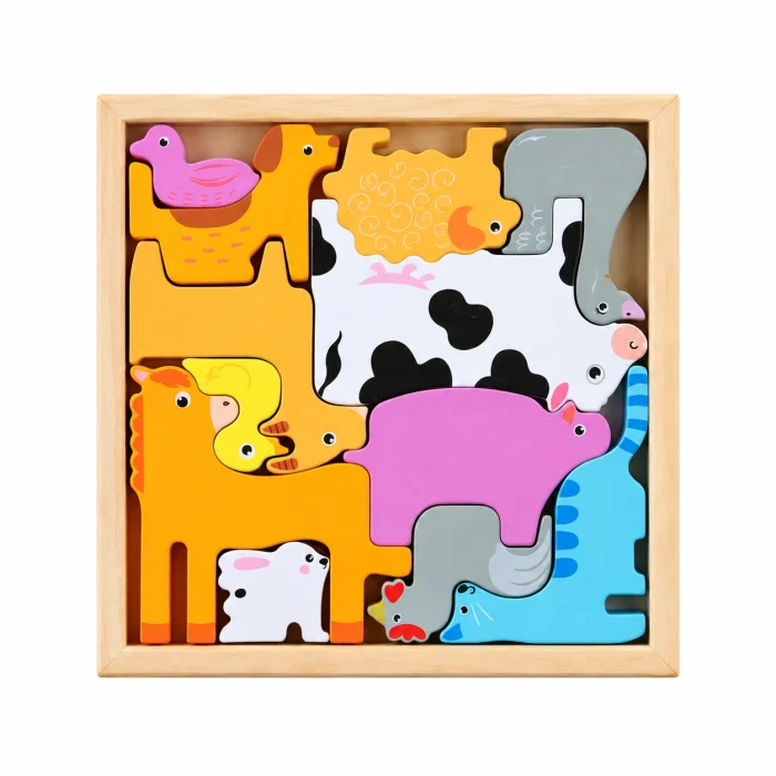 Holzpuzzle Motivwelt 13-teilig